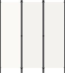 vidaXL Parawan 3-panelowy, biały, 150 x 180 cm