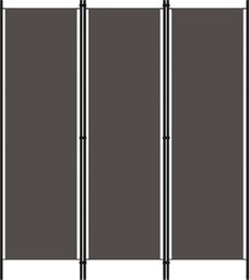 vidaXL Parawan 3-panelowy, antracytowy, 150 x 180 cm