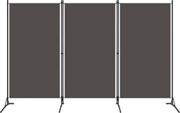 vidaXL Parawan 3-panelowy, antracytowy, 260 x 180 cm