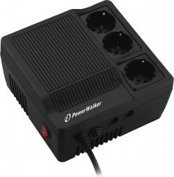PowerWalker Stabilizator napięcia AVR 1000VA 3 x Schuko (220/230/240V) (AVR1000)