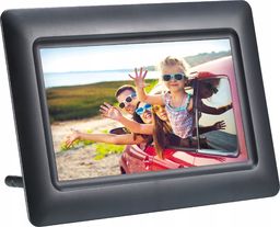 Ramka cyfrowa AgfaPhoto Ramka Cyfrowa Agfa 7"" 7 Hd Led + Zegar Kalendarz - Czarna