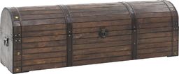 vidaXL VidaXL Skrzynia do przechowywania, styl vintage, drewno, 120x30x40 cm