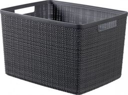 Curver Koszyk Jute L Ciemny Szary Stylowy Curver