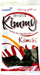 Dongwon Snacki z alg morskich Kimmy Kimchi 2,7g - Yangban uniwersalny