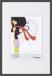 Ramka Walther New Lifestyle, 20x30, plastikowa, czarna (KV030B)
