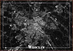Art-Map Plakat dekoracyjny - Wrocław