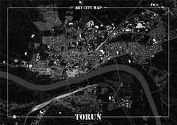 Art-Map Plakat dekoracyjny - Toruń