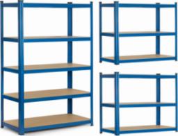 Humberg Regał metalowy magazynowy 150x75x30 (4842)
