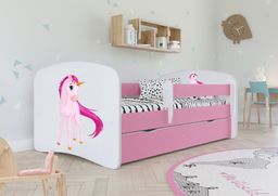 Kocot Kids Łóżko BABY DREAMS jednorożec dla dzieci z materacem