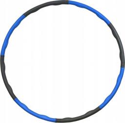 Eb Fit Hula hop z masażem neoprenowy 95cm niebiesko-szary