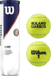 Wilson Piłki do tenisa ziemnego Wilson Roland Garros All Court 4 szt. WRT116400