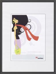 Ramka Walther New Lifestyle, 15x20, plastikowa, czarna (KV520B)