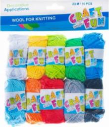 Craft with Fun CF OZDOBA DEK MULINA 23M/10SZT PASTEL PBH 6/72