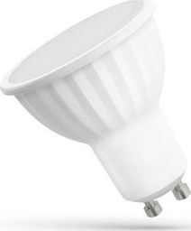 Spectrum LED LED GU10 230V 10W SMD CW z MLECZNĄ SZYBKĄ biała SPECTRUM + unihimp