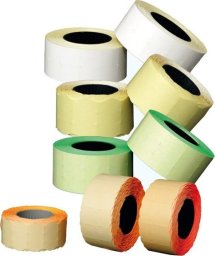 Emerson ETYKIETY DO METKOWNICY EMERSON 26 X 16 MM (5), CZERWONY