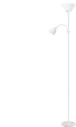 Lampa podłogowa Platinet PLATINET FLOOR LAMP E27+E14 WHITE [45177]