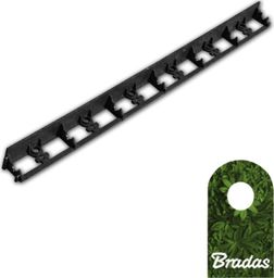 Bradas Obrzeże ogrodowe 45/1000mm TYP2 RIM-BORD-45 1m BLACK Bradas 0551