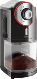Młynek do kawy Melitta Molino - Elektryczny żarnowy młynek do kawy, z regulacją (1019-01)