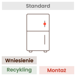  Montaż lodówki