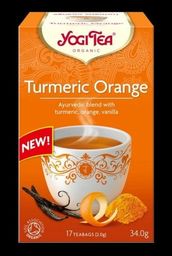 Yogi Tea HERBATKA KURKUMA POMARAŃCZA BIO* (17 x 2 g) 34 g - YOGI TEA