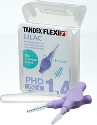Tandex (6 szt.) szczoteczek Flexi X-fine trapered Liliowy (fioletowy)