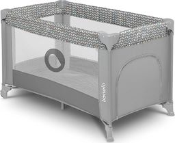 Lionelo Łóżeczko turystyczne STEFI GREY CONCRETE MULTICOLOR