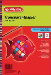 Herlitz Papier kolorowy A4 przezroczysty do lampionów