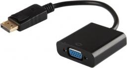Adapter AV Savio DisplayPort - D-Sub (VGA) czarny (CL-90)