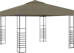 vidaXL Namiot ogrodowy, 3x3 m, taupe, 180 g/m