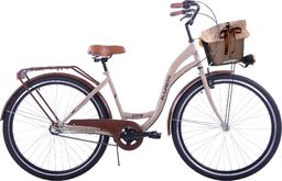 Kozbike (K29) Rower miejski 28 damski beżowo-brązowy 3S