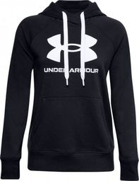 Under Armour Bluza damska Rival Fleece Logo Hoodie Czarna r. XL