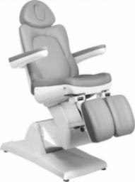 FOTEL KOSMETYCZNY ELEKTR. AZZURRO 870S PEDI 3 SILN. SZARY
