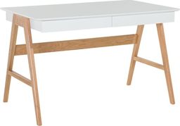 Biurko Beliani Sheslay Białe 120 cm x 70 cm