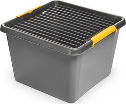 ORPLAST Pojemnik do przechowywania ORPLAST, Solidstore box, 32l, szary