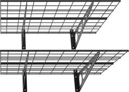 Ergosolid PG26B - Podwójna półka garażowa wisząca metalowa Solidna do 90 kg na półkę!