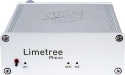 Lindemann LINDEMANN LIMETREE PHONO Wysokiej jakości przedwzmacniacz gramofonowy z osobnym poziomem wzmocnienia dla gramofonów MM (ruchomy magnes) i MC (ruchoma cewka)