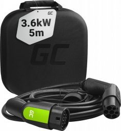 Kabel do ładowania samochodów Green Cell EV13 Type 2 3.6kW 5m