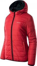 Hi-TEXT Dwustronna damska kurtka trekkingowa 2w1 Hi-Tec Halden czarno-czerwona rozmiar L