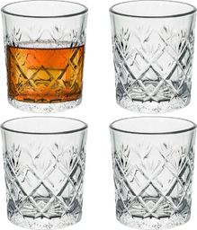 Excellent Houseware Komplet szklanek do whisky 4 sztuki 230 ml