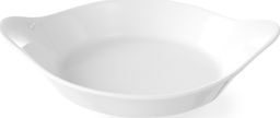 Hendi Półmisek do zapiekania okrągły z uchwytami 185x152mm kremowy porcelana - Hendi 785904 Półmisek do zapiekania okrągły z uchwytami 185x152mm kremowy porcelana - Hendi 785904