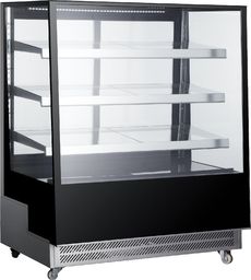 Witryna chłodnicza ARKTIC Witryna chłodnicza cukiernicza 3-półkowa jezdna LED 650L Witryna chłodnicza cukiernicza 3-półkowa jezdna LED 650L