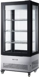 Witryna chłodnicza ARKTIC Witryna chłodnicza cukiernicza na kółkach 3 półki LED 550L Witryna chłodnicza cukiernicza na kółkach 3 półki LED 550L