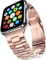 Mercury Mercury pasek Metal Apple Watch 44mm różowo złoty/pink gold