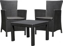 Allibert Meble ogrodowe ROSARIO BALCONY SET - grafitowy