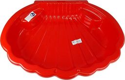 Lean Sport Piaskownica Muszelka Czerwona 110x75 cm (7450)