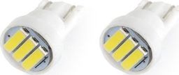 AMiO Żarówki LED STANDARD T10 W5W 3xSMD 7020 12V