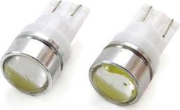 AMiO Żarówki LED STANDARD T10 W5W 3xCOB HP 1,5W 12V z soczewką