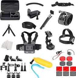 Hurtel Zestaw 50 w 1 akcesoria do kamer sportowych GoPro SJCAM