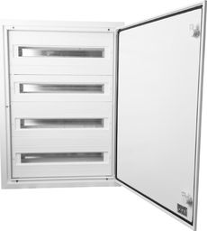 Elektro-Plast Rozdzielnica modułowa 4x24 podtynkowa IP54 DARP-96 drzwu alum. biały 9.424