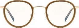 Okulary Gunnar GUNNAR Optiks Atherton okulary komputerowe - przezroczysta szyba, złoty